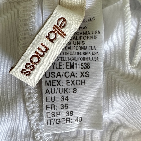ELLA MOSS - White Cutout Swimsuit (XS) - Picture 5 of 5